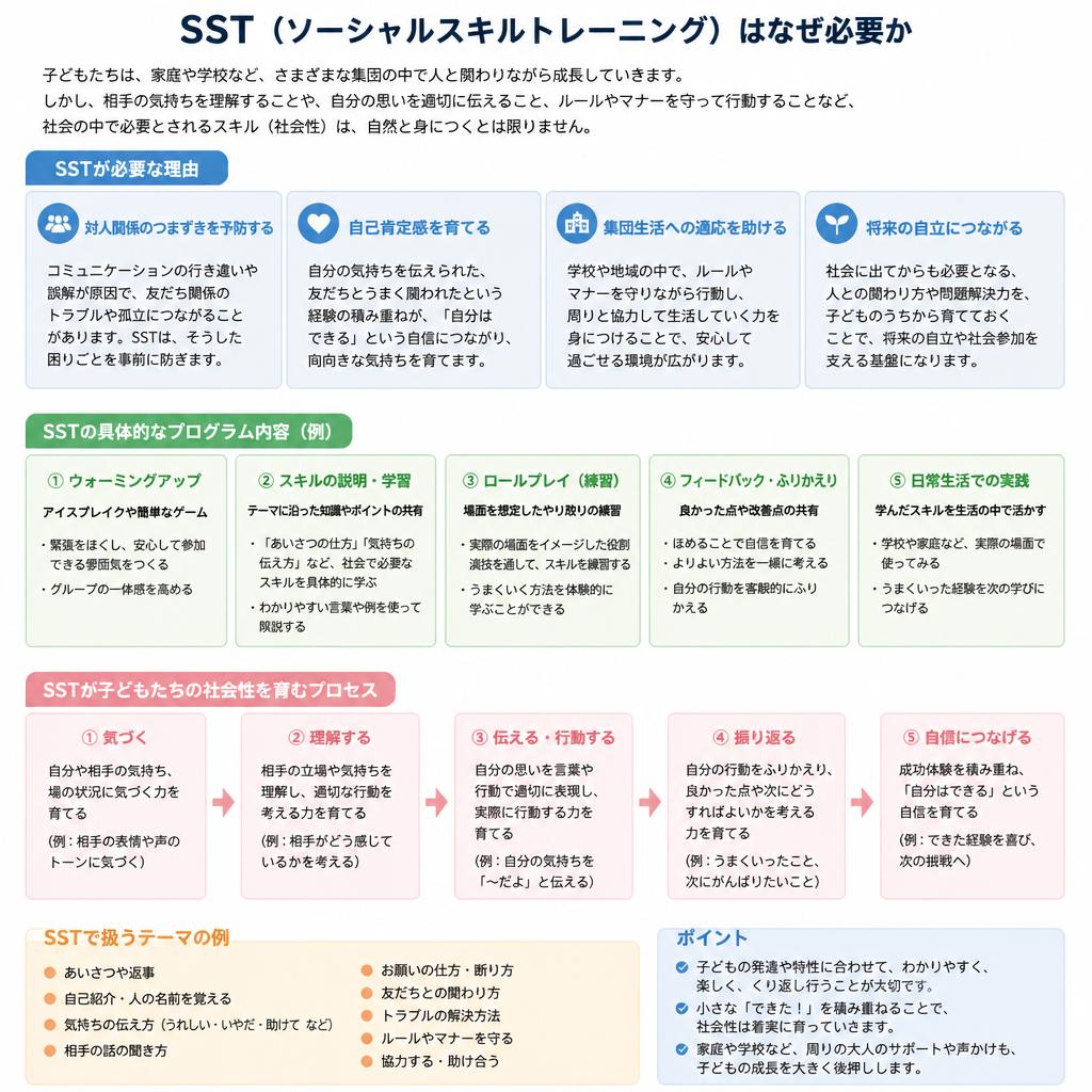 SST（ソーシャルスキルトレーニング）の重要性