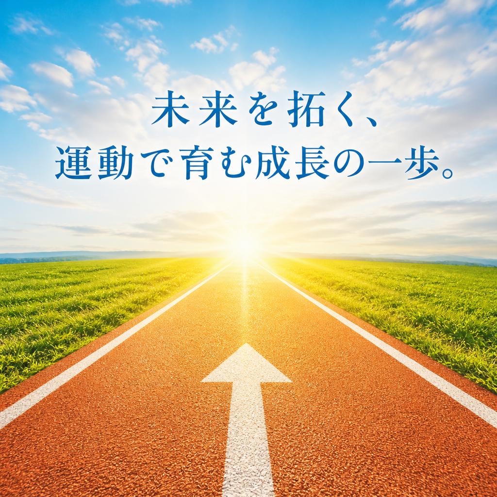 未来を拓く、運動で育む成長の一歩。